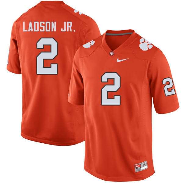 Men's Clemson Tigers Frank Ladson Jr. #2 Colloge Orange NCAA Game Football Jersey Fashion QGX21N2I
