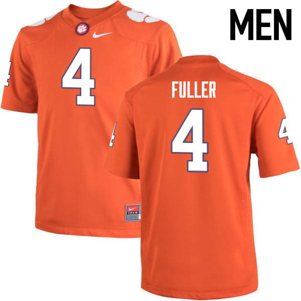 Men's Clemson Tigers Steve Fuller #4 Colloge Orange NCAA Elite Football Jersey New NUR40N2I