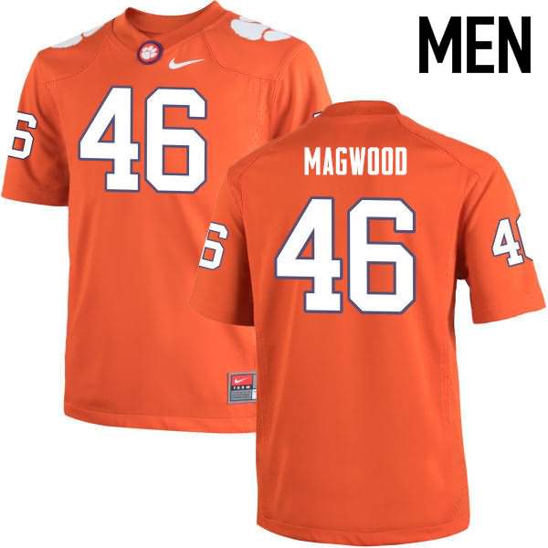 Men's Clemson Tigers Jarvis Magwood #46 Colloge Orange NCAA Elite Football Jersey June MCH82N2Z